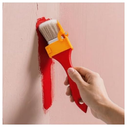 Small Paint Trim Brush for Walls and Corners Precision Edge Painting Tool Soft Bristle Brush for Trim Detail and DIY Home Use