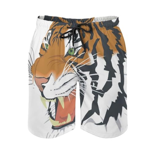 Shorts de bain homme dessin animé à séchage rapide en taille S - 4
