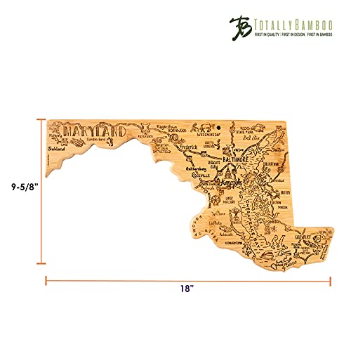 Tabla de cortar con forma de Maryland de bambú Totally Bamboo miniatura 6
