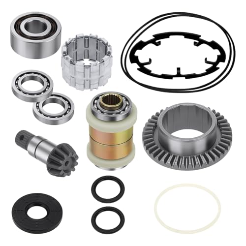 Mabutingti Vorderes Differential Kegelrad- und Tellerradsatz mit Nabe, Rollenkäfig und Ankerplatte passend für Polaris RZR Ranger Sportsman 325 570 800 900 100 2011-2017 3235441