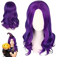 Perruque Longue Pourpre Cosplay Pour Enfants Anime Costume Femme Homme Perruque Queue De Cheval Violet Accessoires Cosplay Halloween