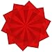 SAKOLLA 10 Pieces Transparent Color Correction Lighting Gel Filter - Red Gel Light Filter Plastic Sheet, 8.5 x 11-Inches