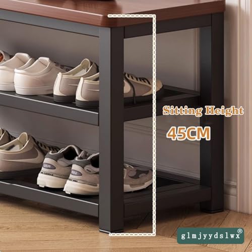 Armoire à chaussures d'entrée avec banc en bois pour éliminer le désordre