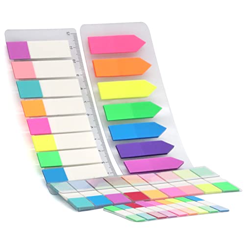 720Pcs Page Markers, ZEHIQ Arrow Flag Tabs - Sticky Note Tabs with Index Tabs, Writable and Repositionable File Tabs Color Book Tabs for Book, Meeting Minutes