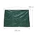 relaxdays 2 paredes laterales para pabellones de 3 x 3 m, 190...
