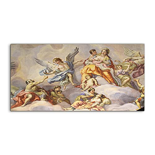 Tableau sur verre 100x50 cm Saint Charles Vienne déco murale