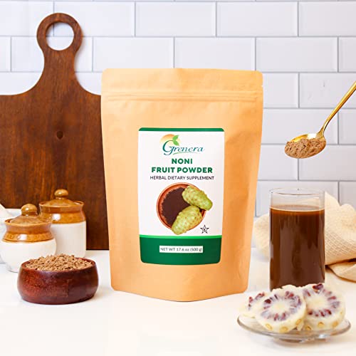 grenera organic noni fruit powder 1 lb 454 g  organic non  gmo gluten free