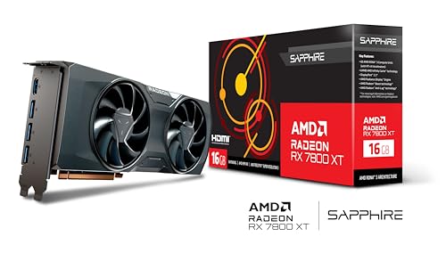 Image of Sapphire AMD Radeon Rx 7800 Xt Gaming Graphics Card 16Gb Gddr6 Hdmi /Triple Dp - Pci E X16