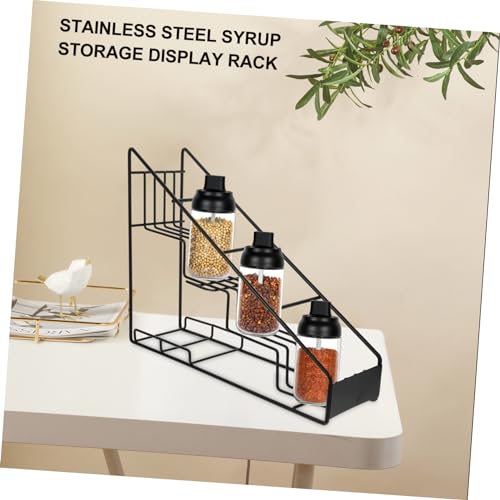 Étagère à sirop inox pour optimiser les comptoirs encombrés - 6