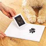 Navaris Urne für Hund oder Katze - Tierurne inkl. Platz für 2 Fotos und Pfotenabdruck - Hundeurne Katzenurne - Tierurnen für Hunde - Hunde Box in Schwarz