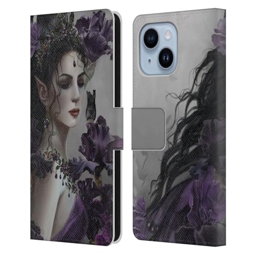 Étui portefeuille iPhone 14 Plus fée Liriel pour vos sorties
