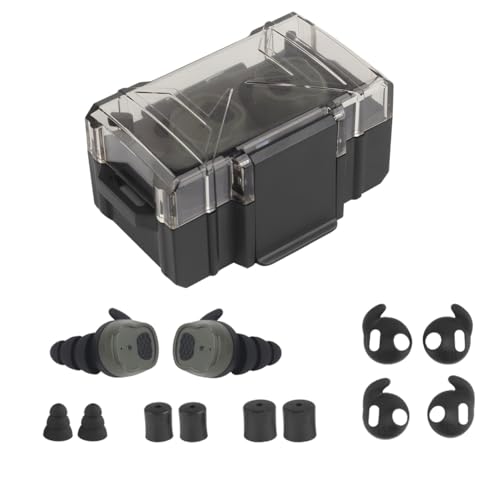 TACWJDM Tactical Bluetooth 5.3 Earbuds Electronic Earplugs Earmuff, Hearing Protection with Sound Pickup and Noise Reduction(Od)