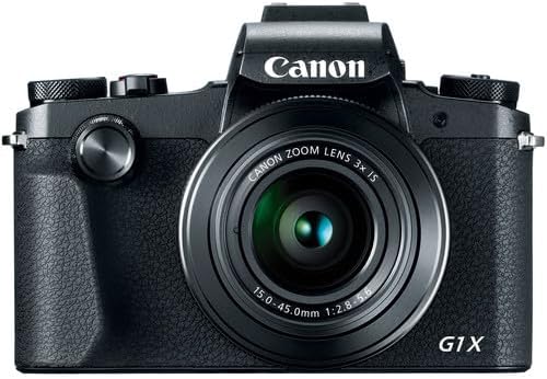Canon PowerShot G1 X Mark III Digital Camera | 24.2MP APS-C Sensor, Dual Pixel AF & 3X Zoom | Compact Camera for Travel & Everyday Photography (2208C001) + 64GB Card + Shoulder Bag