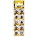 Produktbild Starlet24 Vinnic Premium Knopfzellen Batterien 10x AG7, 195, 395, 399, SR926, SR927, LR927