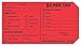 50 Red Tag Adhesive Sticky Notes, 5S Store, 50T5SP