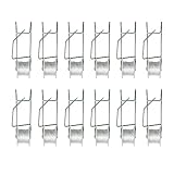 Tinkaori Tomato Trellis Roller Hooks for Greenhouse,Plant Support Hooks with 15M String,Flower Vine Twine Crop Trellis Kit ,12 Pack