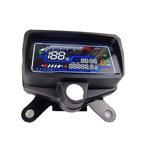 Compteur kilométrique de moto LCD avec horloge pour vos trajets quotidiens en CG125