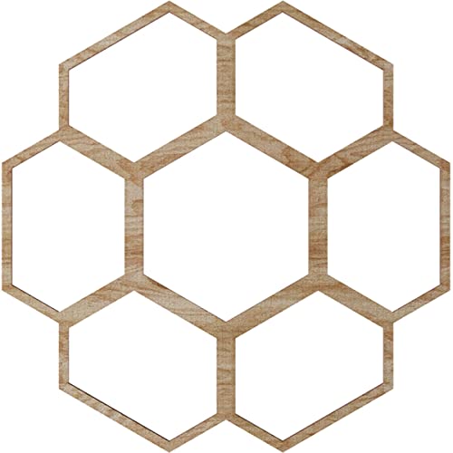 Image of Ekena Millwork 20 inchOD x 7 inchID x 3 /8 inchT Florin Wood Fretwork Pierced Ceiling Medallion, Red Oak
