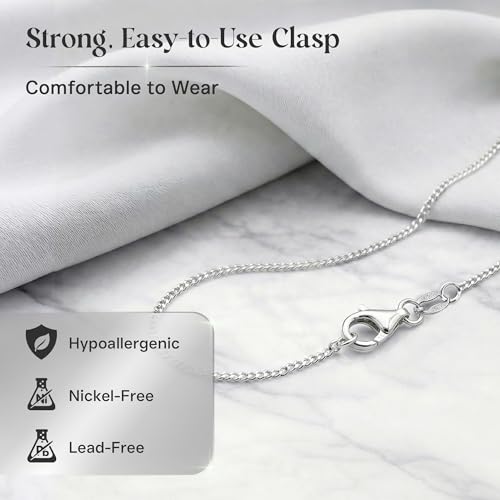 Collier argent 925 maille fine QUADRI chaîne quotidienne style italien