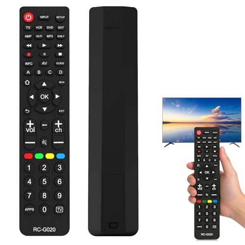 Télécommande Universelle Compatible avec la Plupart Les Marques de TV, Contrôle Infrarouge Haute Portée pour Samsung LG Sony Philips TCL Panasonic,...