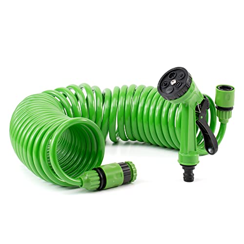 The Secret Home Manguera Flexible 10 m con Pistola de Riego