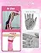 HAEZU Pink Gymnastics Hand Grips for Grils,6Pcs Gymnastics Bar Accessories - Including 2 Gymnastics Grips Gloves,2 Sports Wristbands,1 Sweat Headbands,1 Drawstring Bags