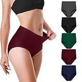 SOUS-VÊTEMENTS CONFORTABLES - Nos slip femme coton taille haute est conçue pour une couverture complète et confortable. Les ouvertures des jambes sont douces et élastiques, sans pincement ni serrage, pour épouser parfaitement les hanches et rester toujours en place. Plus besoin de l'ajuster.