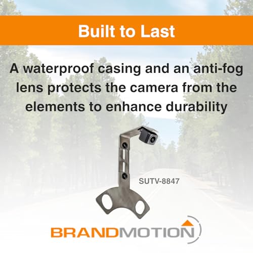 Brandmotion SUTV-8847 SummitView Adjustable Rear Vision System fits 2007-2018 Wrangler JK with Factory 6.1″ Display | Integrated Parking Gridlines | Waterproof Case with Anti-Fog Lens by Brandmotion - Image 7