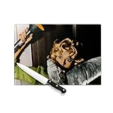 HYGIÈNE IRRÉPROCHABLE : Contrairement aux planches en bois ou en plastique qui marquent et retiennent les bactéries, le verre est non-poreux. Il ne garde aucune odeur (ail, oignon, poisson), ne se tache pas et se nettoie d'un simple coup d'éponge.