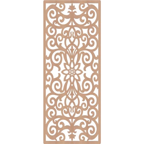 Image of Buel Decorative Pierced Fretwork Wood Wall Panels, 31 3 /8 inchW x 79 3 /8 inchH x 3 /8 inchT, Alder