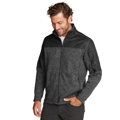 Eddie Bauer Men's Convector Full-Zip Hybrid Fleece Jacket