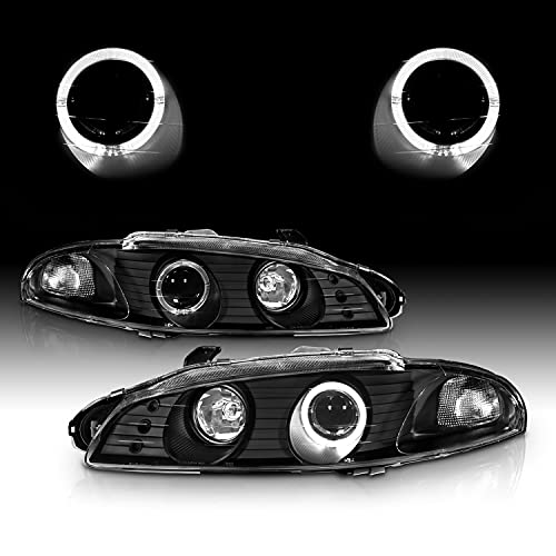 Projector Headlights G2 1 Halo Black for Mitsubishi Eclipse - Passenger and Driver Side product thumbnail 2