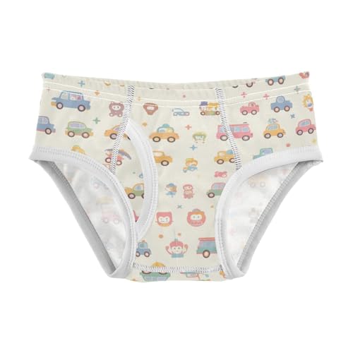 KLL Cartoon Cars Collection Little Boys Cotton Athletic Underwear Cute Undies