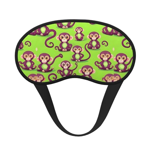Green Clever Monkey �v�����g ���j �Ռ��X���[�v�}�X�N ���K�ȃA�C�}�X�N ���s �ґz ���� ���s�p