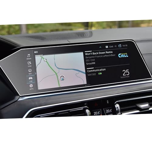 Verre trempé 9H pour BMW X5 G05 protection d'écran premium de 12,3 pouces