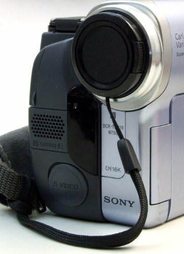 Replacement Lens Cap for Sony Video Camcorder DCR-DVD100, DCR-DVD103, DCR-DVD200, DCR-DVD203, DCR-DVD300, DCR-DVD403, DCR-DVD405, DCR-DVD505, DCR-DVD92, DCR-HC65, DCR-HC90, DCR-HC96, DCR-IP5, DCR-IP55, DCR-IP7BT, DCR-PC1, DCR-PC1000, DCR-PC101, DCR-PC105, DCR-PC350, DCR-PC5, DCR-PC9, DCR-SR100, DCR-SR40, DCR-SR60, DCR-SR80, DCR-TRV10, DCR-TRV11, DCR-TRV17, DCR-TRV18, DCR-TRV19, DCR-TRV22, DCR-TRV25, DCR-TRV27, DCR-TRV33, DCR-TRV38, DCR-TRV39, DCR-TRV6, DCR-TRV8, HDR-HC3, HDR-UX1 with String Leash, Holder, Strap