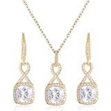 Cinmilada Crystal Jewelry Set for Women Gol… product image