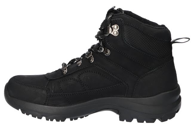 CY58 OCIEPLANE TREKKINGI TRAPERY BUTY ZIMOWE SKÓRZANE MĘSKIE BK 44