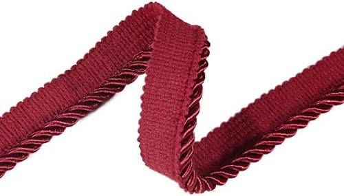 6mm Silky Barley Twist Cord Rope Braid 3 Ply & Matching 16mm Flanged Insertion Piping Furnishing Upholstery Crafts Trimming,36 Colors. High Strength, Neotrims. 1 Yard, Antique Cream (Cord)