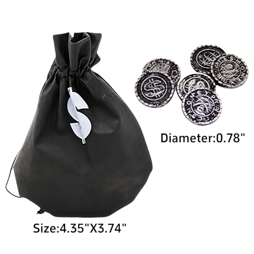 10Pcs Pirate Accessories Set Role Play Captain Pirate Costume Decorations Pirate Hook Hat Telescope Headscarf Belt Eye Patch Halloween Costume