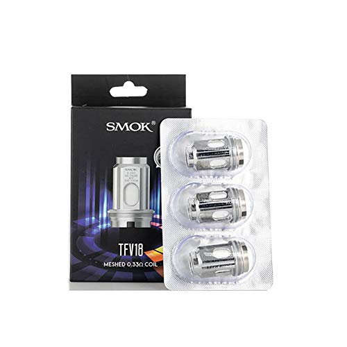 Bobina S-MOK TFV18 , núcleo de vaporizador de cabeza de bobina de malla de 0.33ohm Cover
