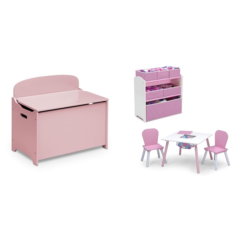 Delta Children MySize Deluxe Toy Box, Dusty Rose & Jamaica | Ubuy