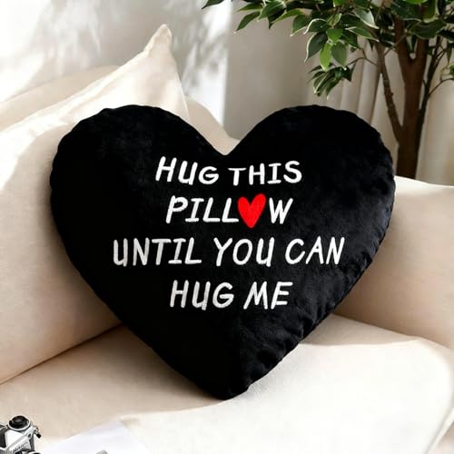 QIONG MENG Valentines Day Hug This Pillow Until You Can