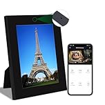 icamdoor - Hidden Camera Photo Frame - WiFi Spy Camera with Remote Viewing - FHD 1080P Nanny Camera for Indoor Security, Wireless Video Recorder