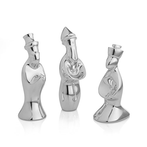Nambé Nativity Three Wise Men Set – Holiday Tabletop Display of Gift-Bearing Figures, Sculpted Collectible Statues in Shimmering Alloy, Religious Christmas Decor by Alvaro Uribe