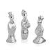 Nambe Miniature Nativity Figurines- Three Wise Men