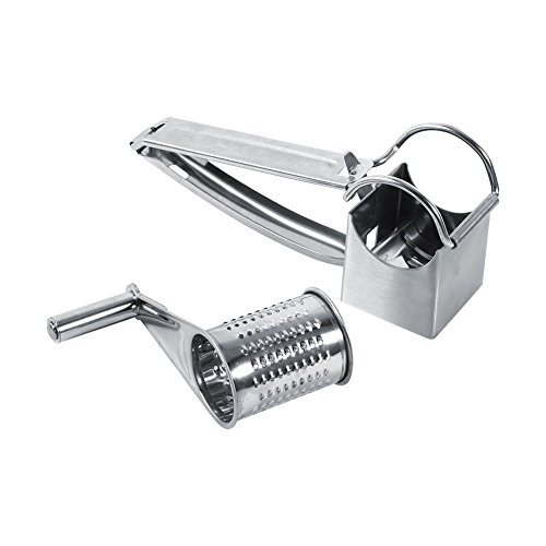 Rallador rotatorio manual de queso de acero inoxidable miniatura 5