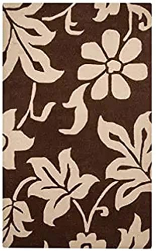 Image of Export Quality Handtufted Woolen Carpet for Living Room Bedroom & Hall - Color - Brown /Choco - Size - 12 x 14 Feet