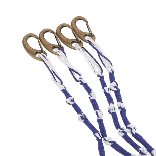 Tzitzit de chal de oración azul y blanco: mini borlas tradicionales 4