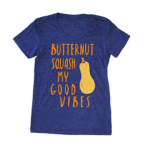 Women's Butternut Squash My Good Vibes T-Shirt - Funny Vegan Shirt #TOP4